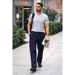 UGG Men's Fleece-Lined Sweatpants Size Large Drawstring Pockets Loungewear Gym